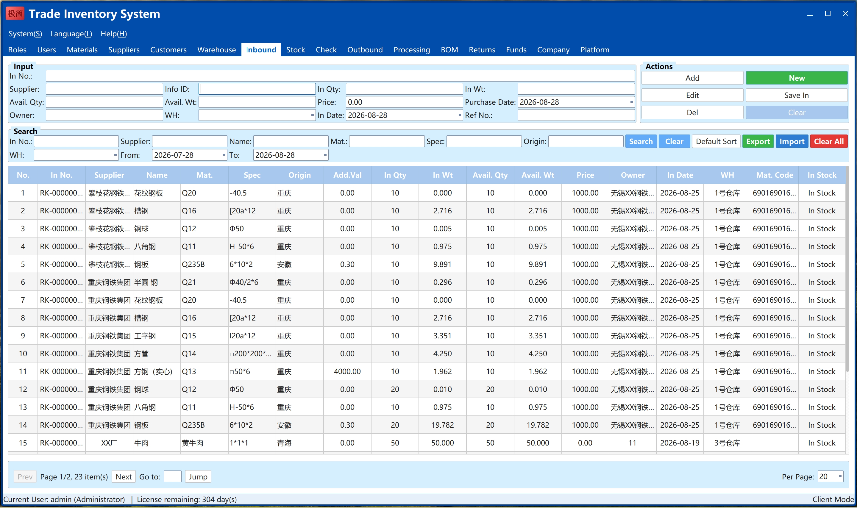 Inbound Management